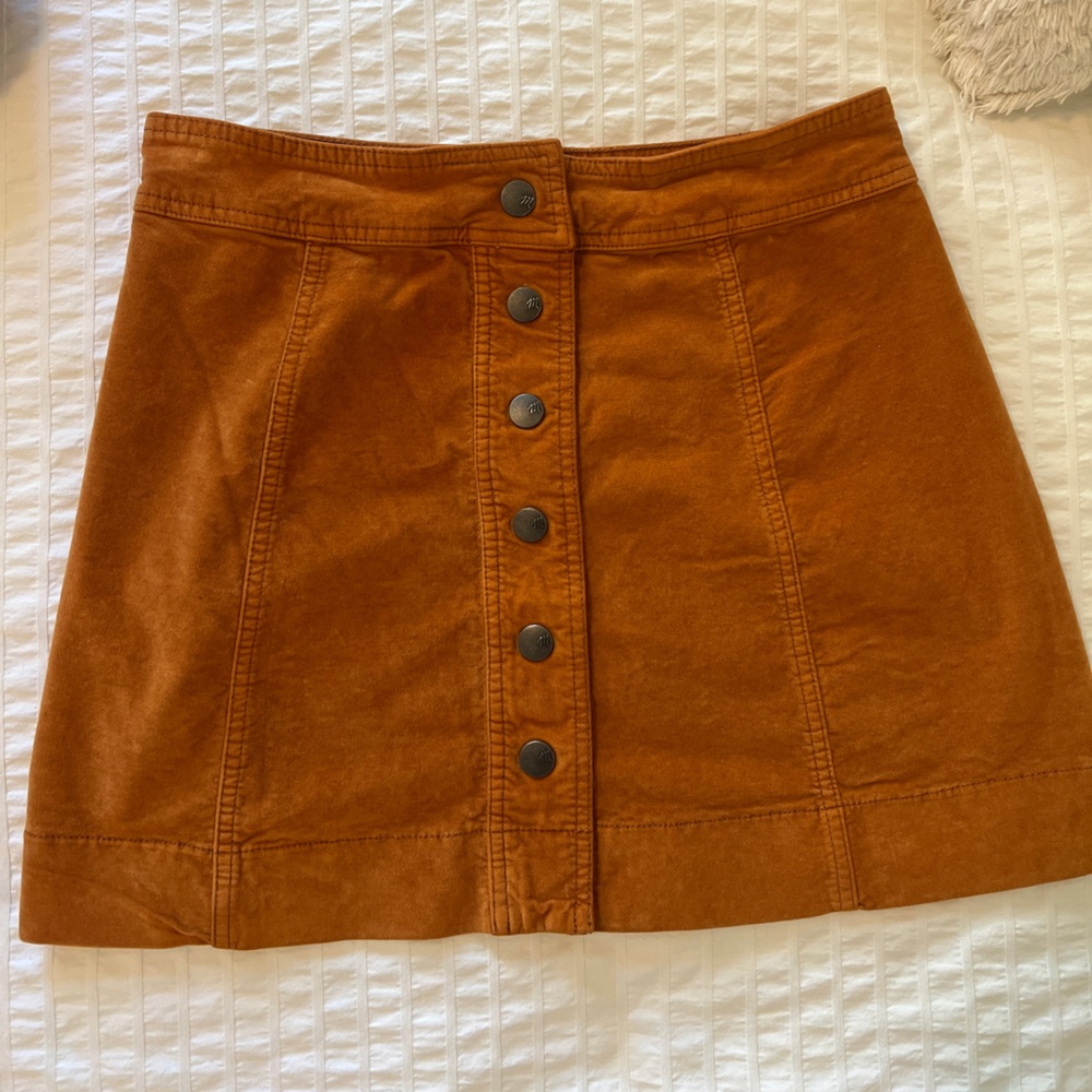Madewell Suede Mini Skirt Size 4